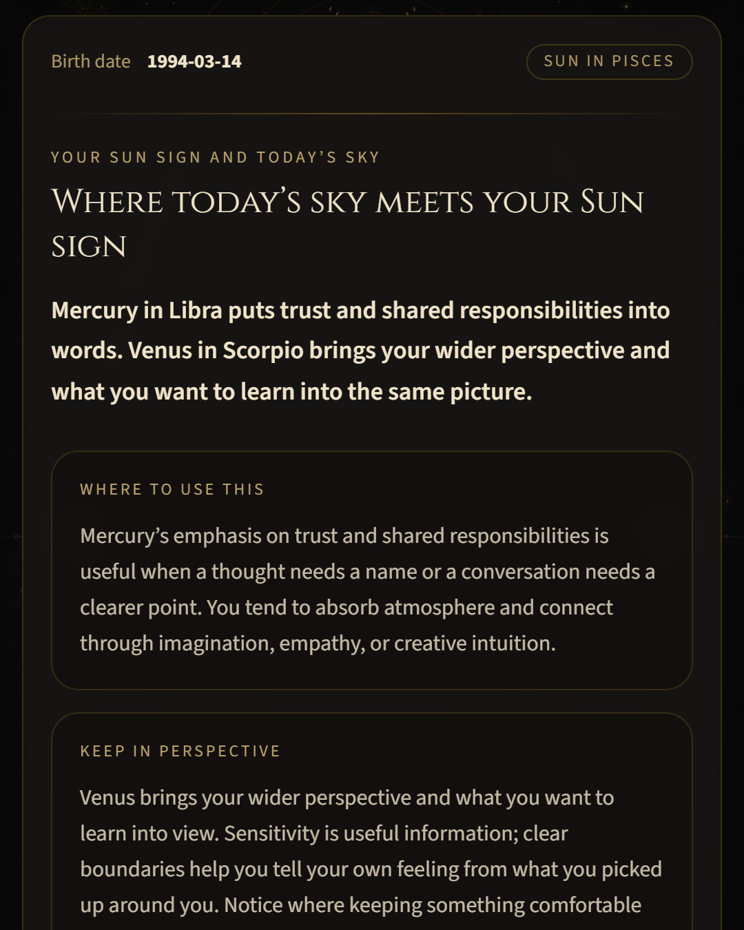 Astrology preview · mobile, 1080 × 1350