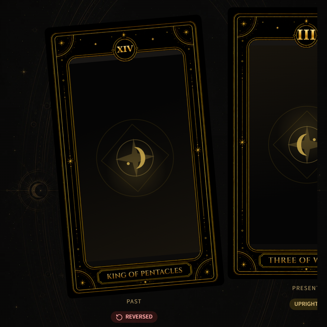 Tarot preview · mobile, 1080 × 1080
